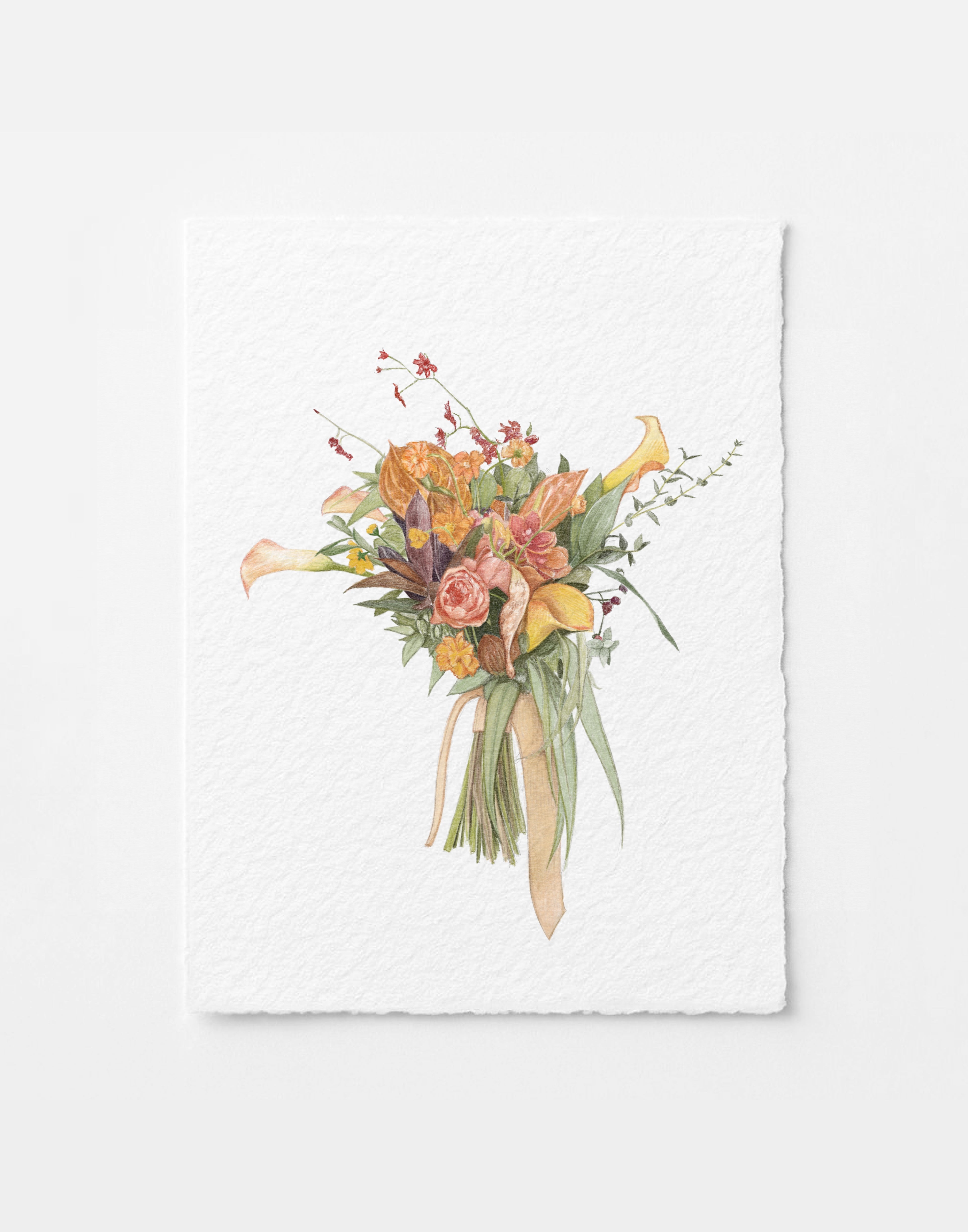 Bridal Bouquet Illustration