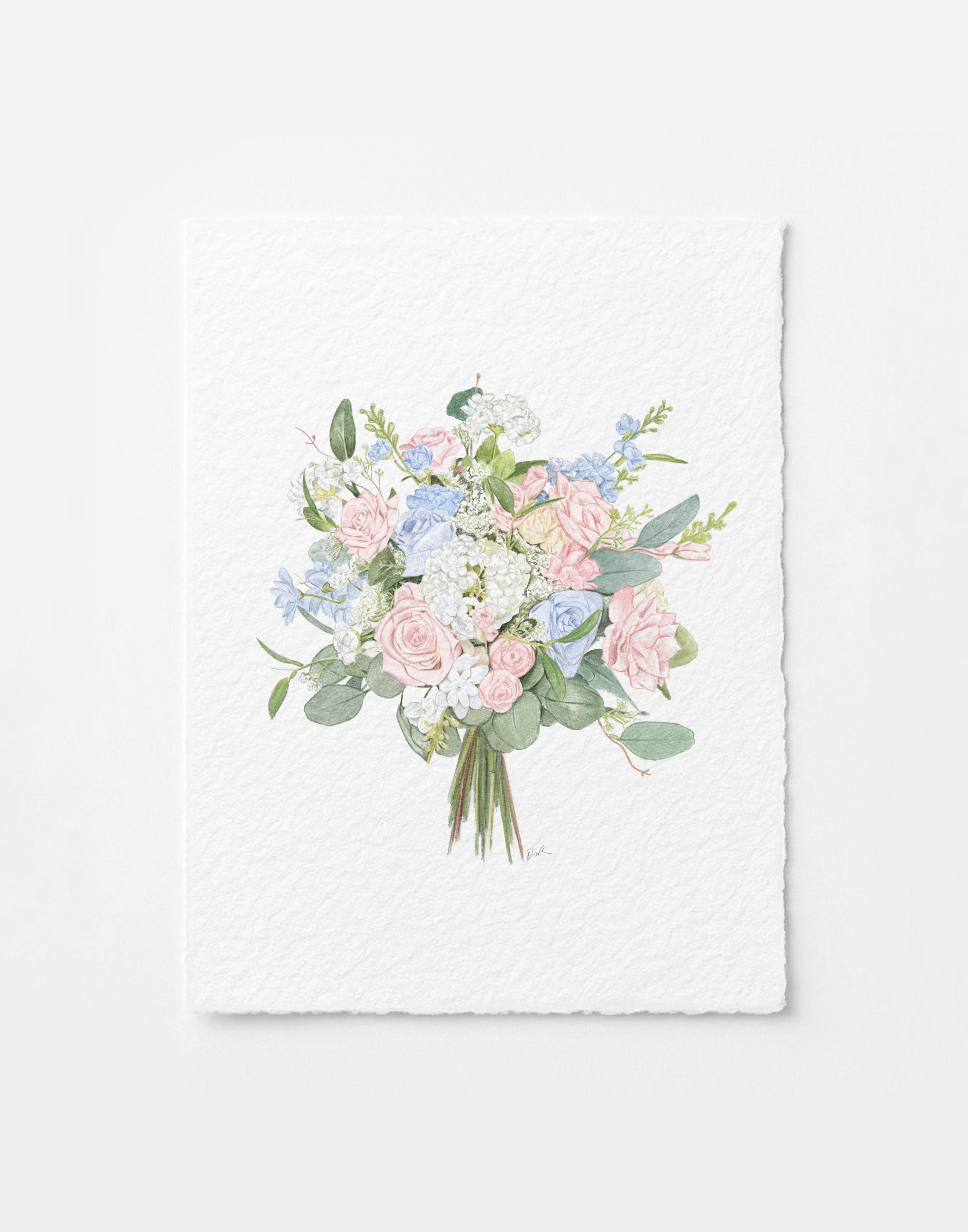 Bridal Bouquet Illustration